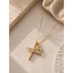 Colar Pingente Signo Áries Cravejado de Zircônias