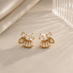 Brincos de Formiga com Zircônias de Cortes Diferentes Elegância e Charme para Mulheres que Buscam Acessórios Delicados e Modernos