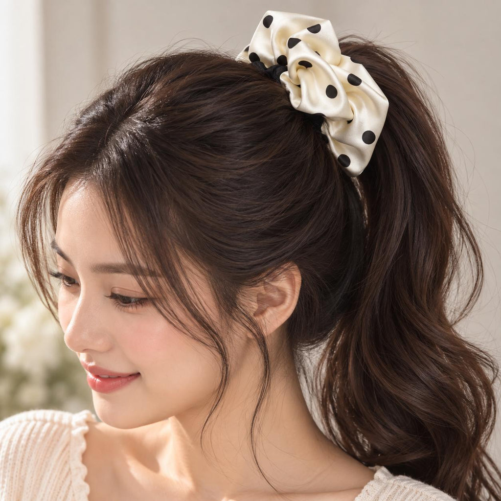 Scrunchie Poá Belle Fleur