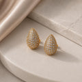 Harmonia Que Brilha Brinco Gota em Zircônia Luxo Acessório de Luxo com Brilho e Elegância para Qualquer Ocasião