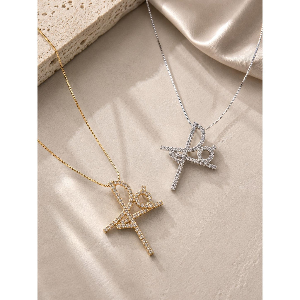 Colar Pingente Signo Áries Cravejado de Zircônias