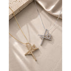 Colar Pingente Signo Áries Cravejado de Zircônias