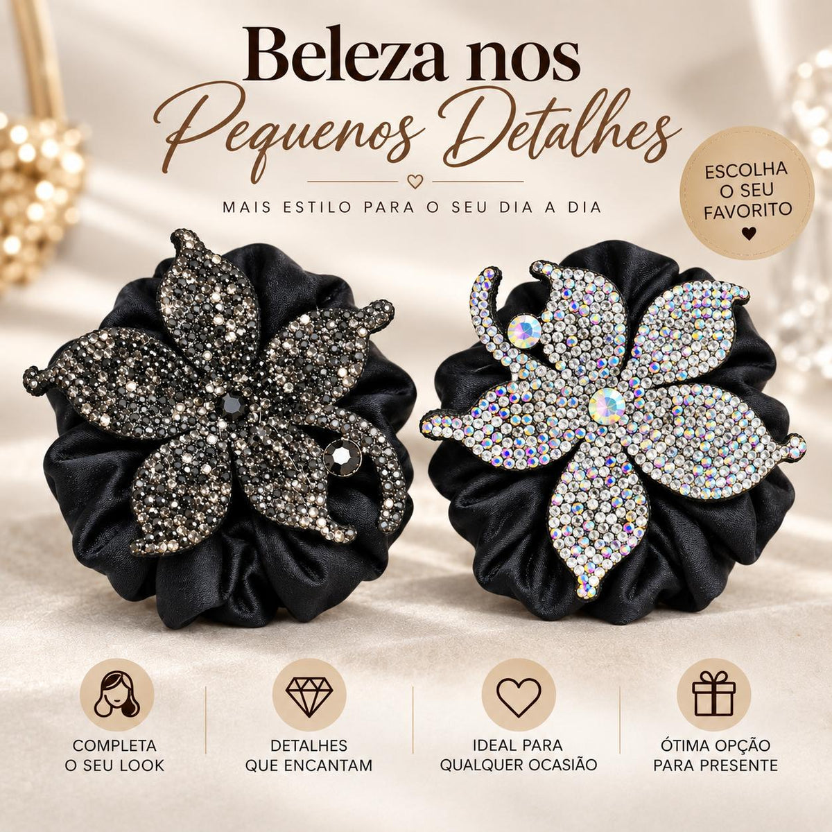 Elástico Floral Lumière