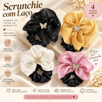 Scrunchie Laço Butterfly Charm