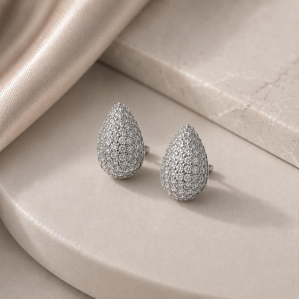 Harmonia Que Brilha Brinco Gota em Zircônia Luxo Acessório de Luxo com Brilho e Elegância para Qualquer Ocasião