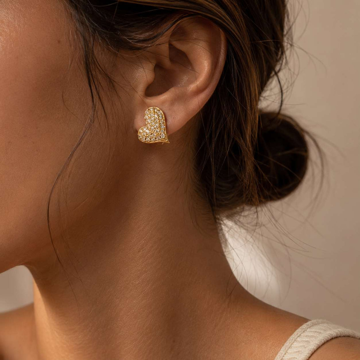 Amor em Cada Detalhe Brinco Coração em Zircônia Luxo Elegância Romântica e Glamouroso para Mulheres Charmosas